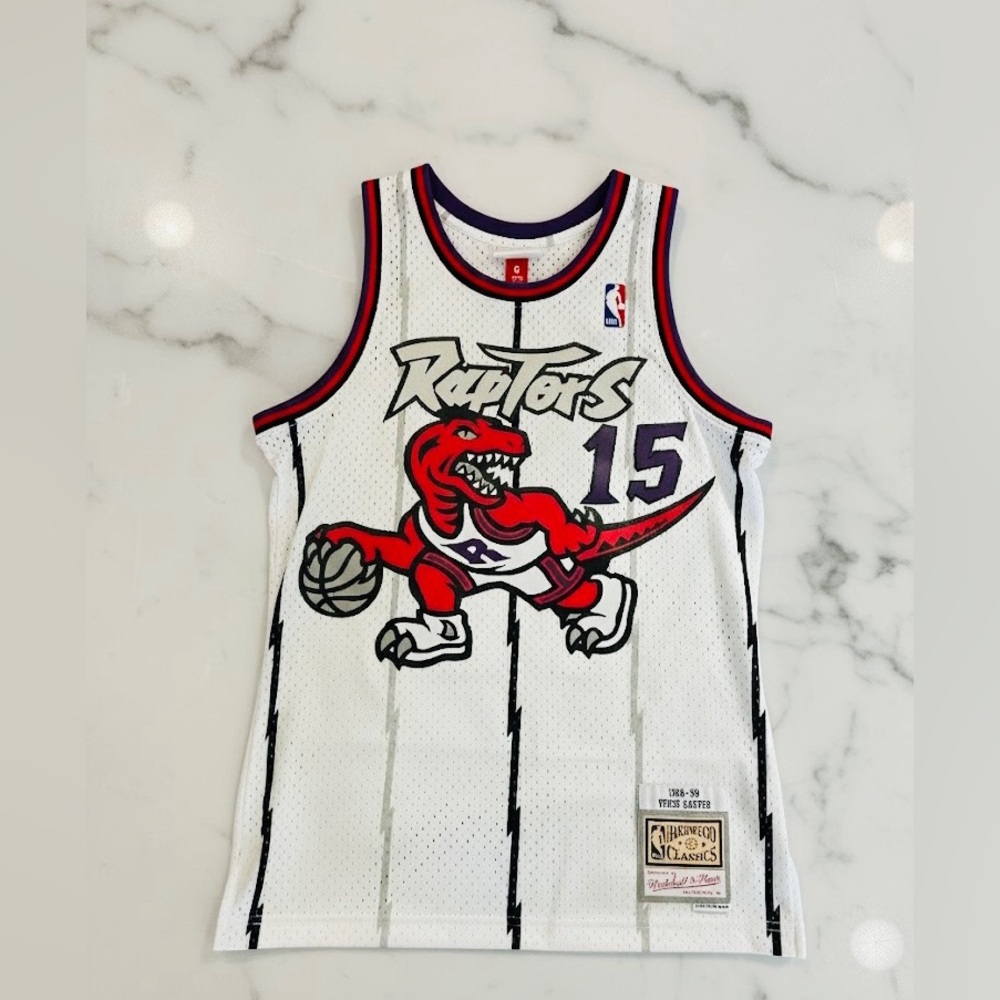 Toronto Raptors Vince Carter Basketball Jersey - White